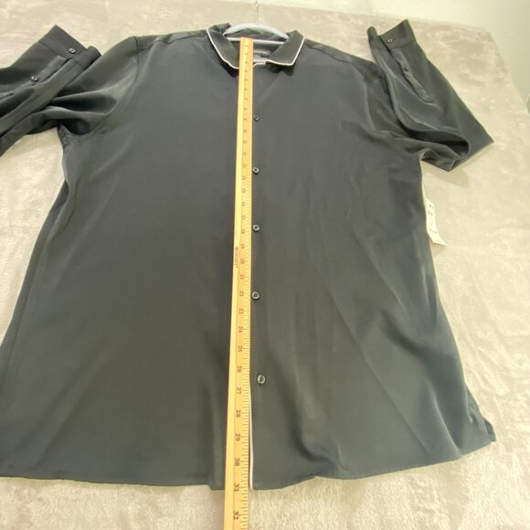 I.N.C Men's Black Long sleeve Button Down - Picture 12 of 14